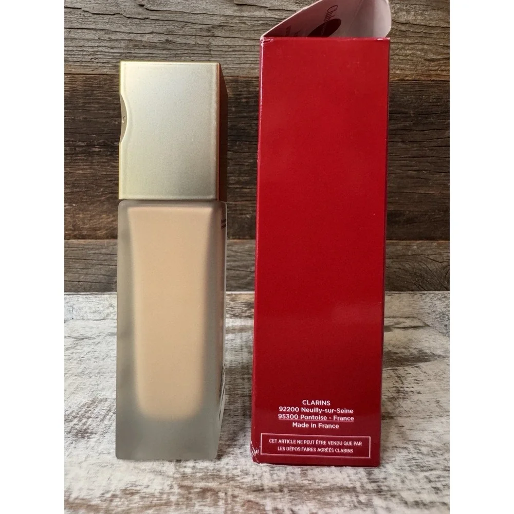 Clarins Everlasting Foundation +‎ SPF 15 #108 Sand NIB 1.1oz | MSRP = $49